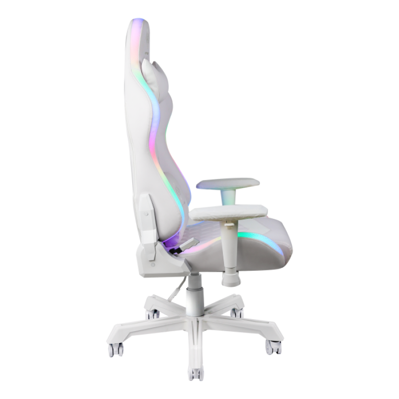 Deltaco Gaming καρέκλα White Line RGB, white GAM-080-W