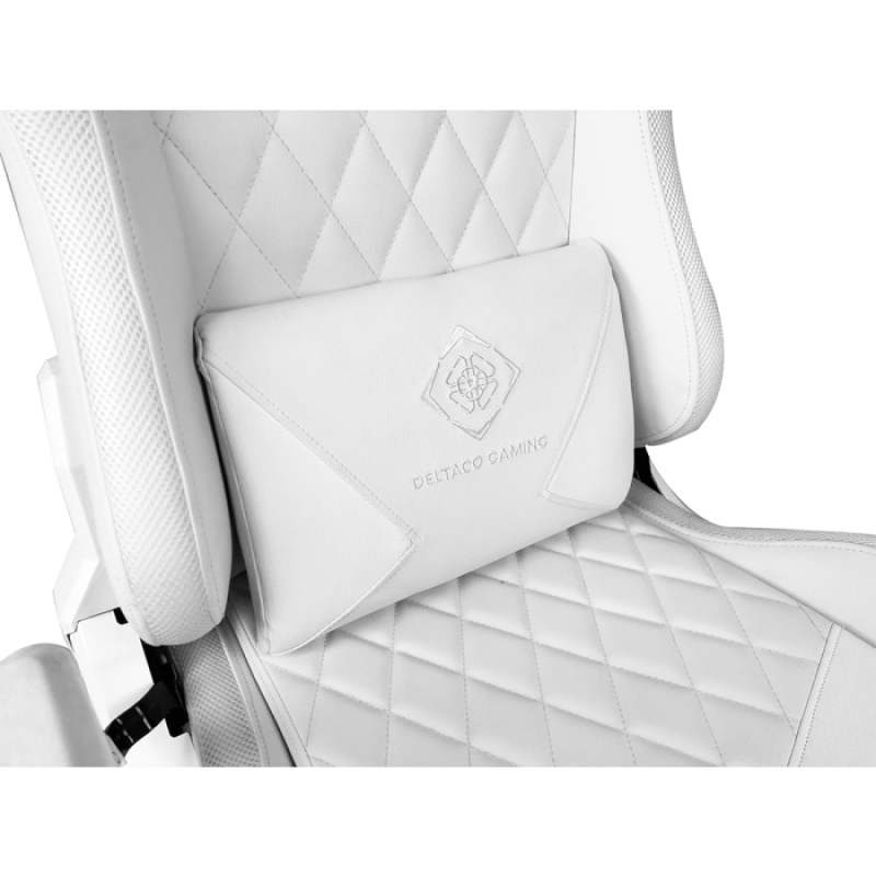 Deltaco Gaming καρέκλα White Line RGB, white GAM-080-W