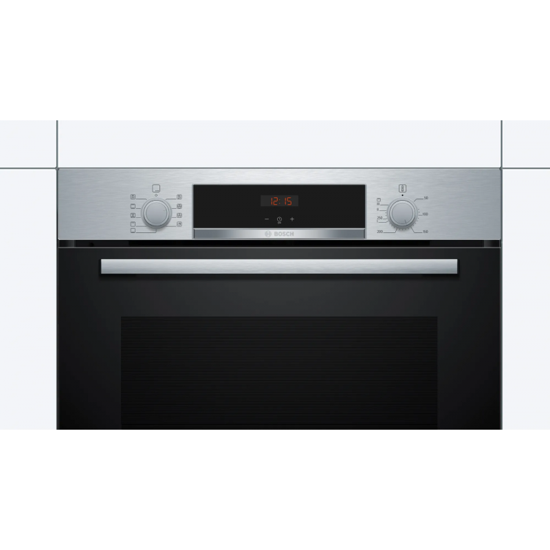 Bosch Φούρνος άνω Πάγκου 71lt χωρίς Εστίες Π59.4εκ. Inox HBA534ES0