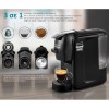 Bruno (BRN-0124) Μαύρη Καφετιέρα Espresso 3 σε 1 1450W