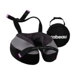 Cabeau Μαξιλαράκι Ταξιδίου AIR TNE S3 Black/Gray - BERLIN TNEP3426