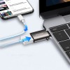 Joyroom Αντάπτορας USB-A Θηλυκό σε Type C Αρσενικό Γκρι Μαύρος (S-H151 Black)