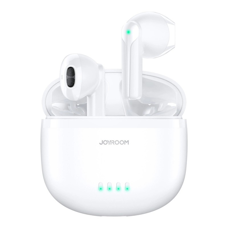 Joyroom Ακουστικά True Wireless ENC IPX4 Bluetooth 5.3 Λευκά JR-TL11-WH