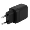 Deltaco Φορτιστής Τοίχου, 1x USB-C PD 20W Μαύρος USBC-AC151