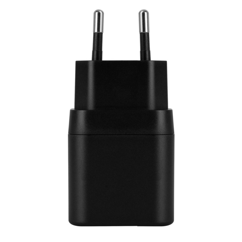 Deltaco Φορτιστής Τοίχου, 1x USB-C PD 20W Μαύρος USBC-AC151