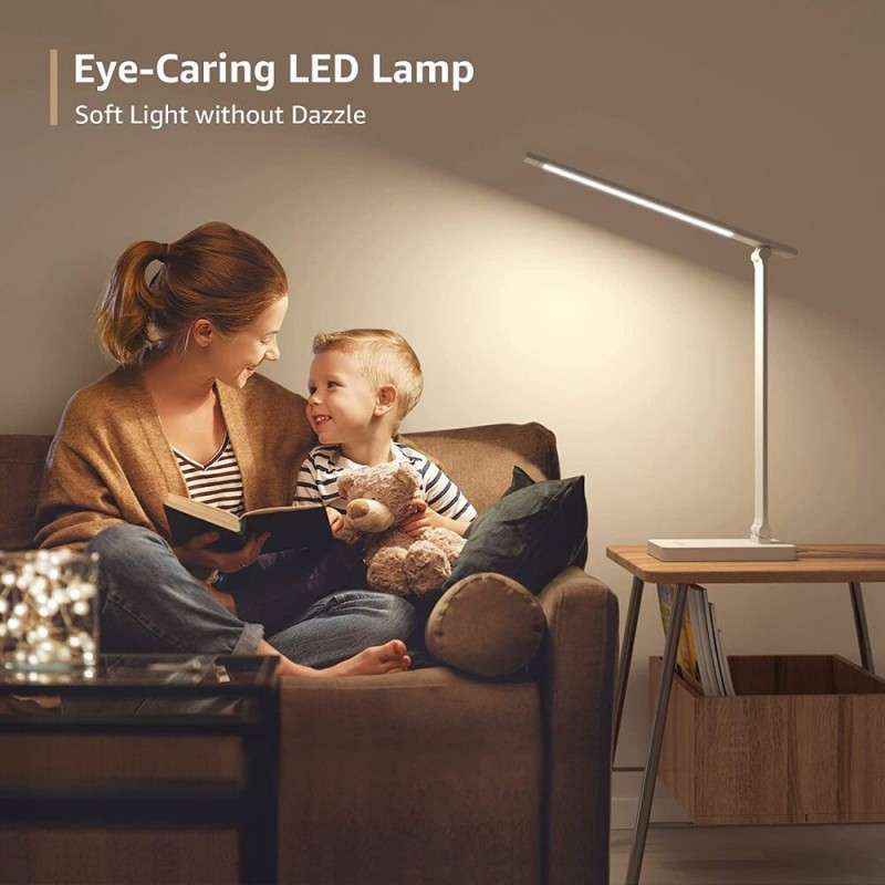 Lepro LED Φωτιστικό Γραφείου Ρεύματος 15W 655lm 3000K/4200K/6500K Λευκό PR310003-DWW-EU