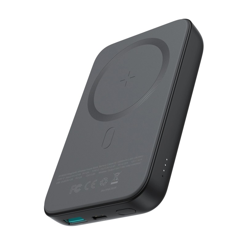 Joyroom MagSafe Power Bank 10000mAh 20W με Θύρα USB-A και Θύρα USB-C Power Delivery Μαύρο JR-W020