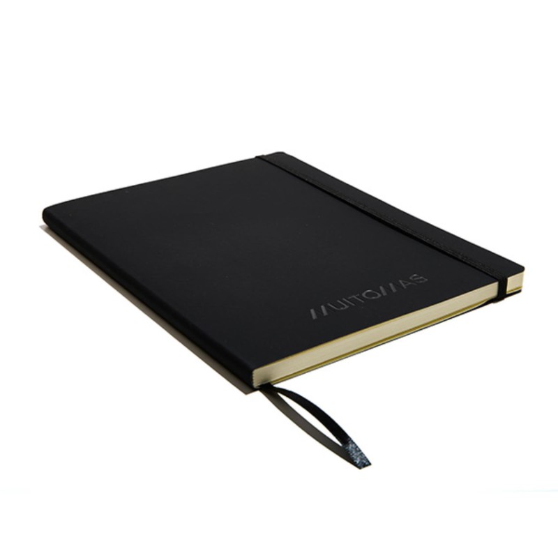 Muitomas Σημειωματάριο 19x25cm 120 Φύλλων Μαύρο NOTESBIGBK