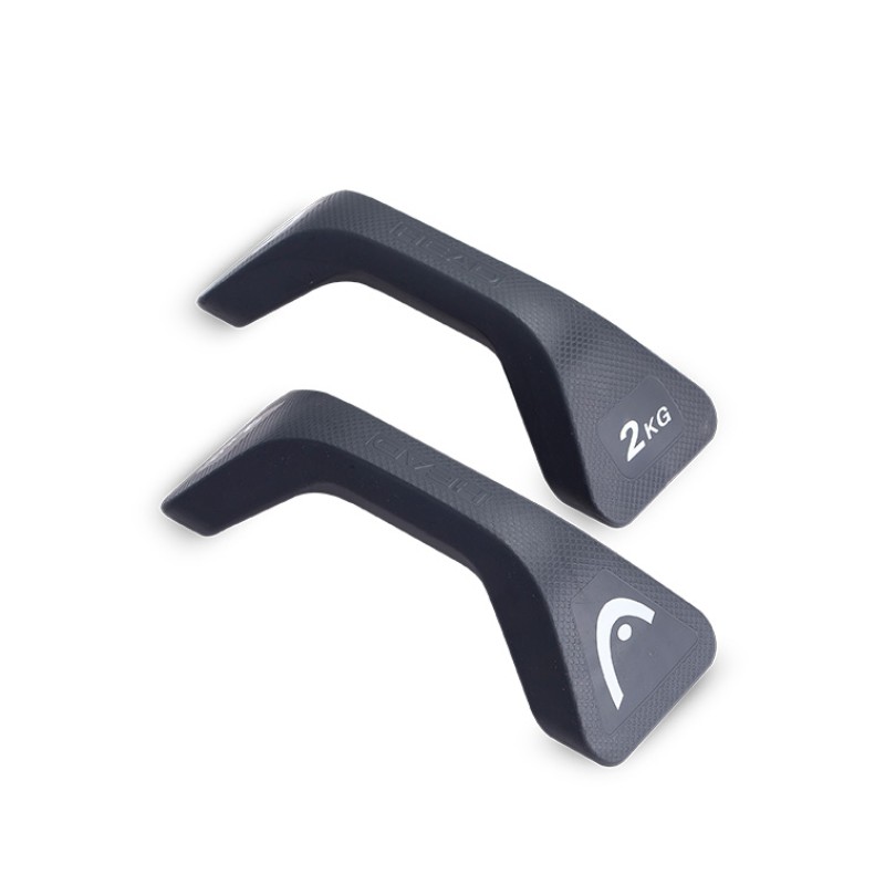 HEAD Βαράκια/Χειρολαβές για Push ups Σετ 2 x 2kg Μαύρα HA188-4
