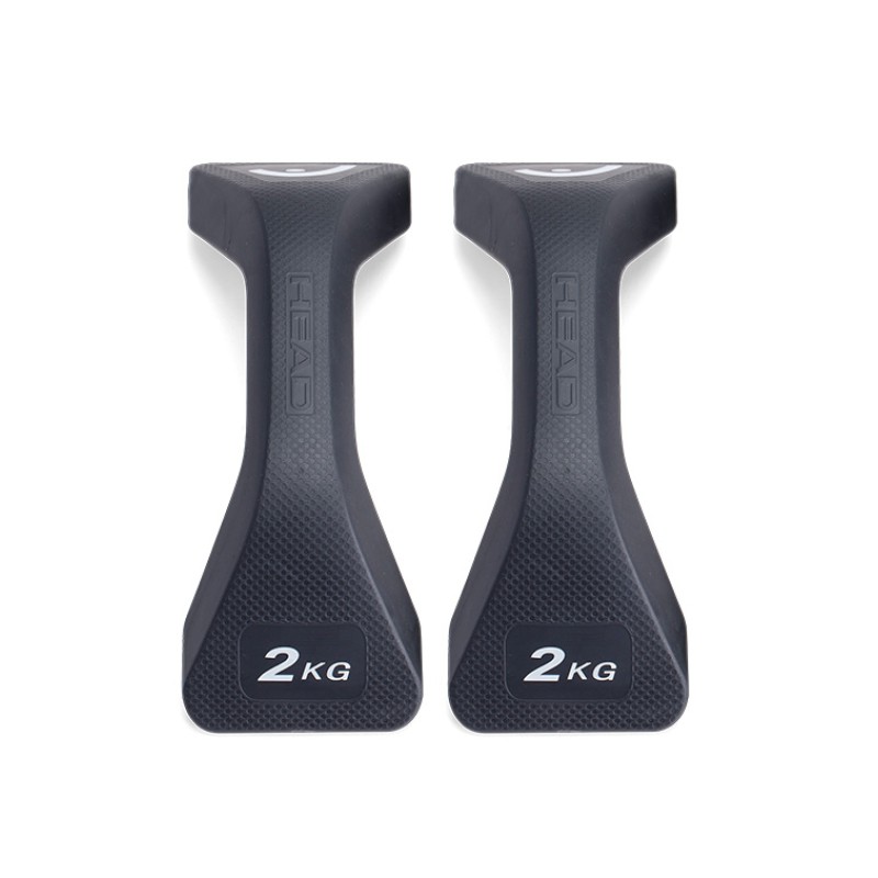 HEAD Βαράκια/Χειρολαβές για Push ups Σετ 2 x 2kg Μαύρα HA188-4