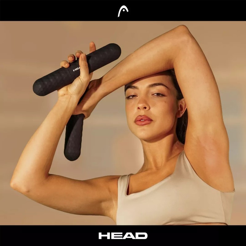 HEAD Βαράκια Dumbbell Σιλικόνης Σετ 2 x 2kg Μαύρο HA725-4K