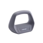 HEAD Βαράκι Kettlebell Σιλικόνης 2,5 kg Γκρι HA725A01