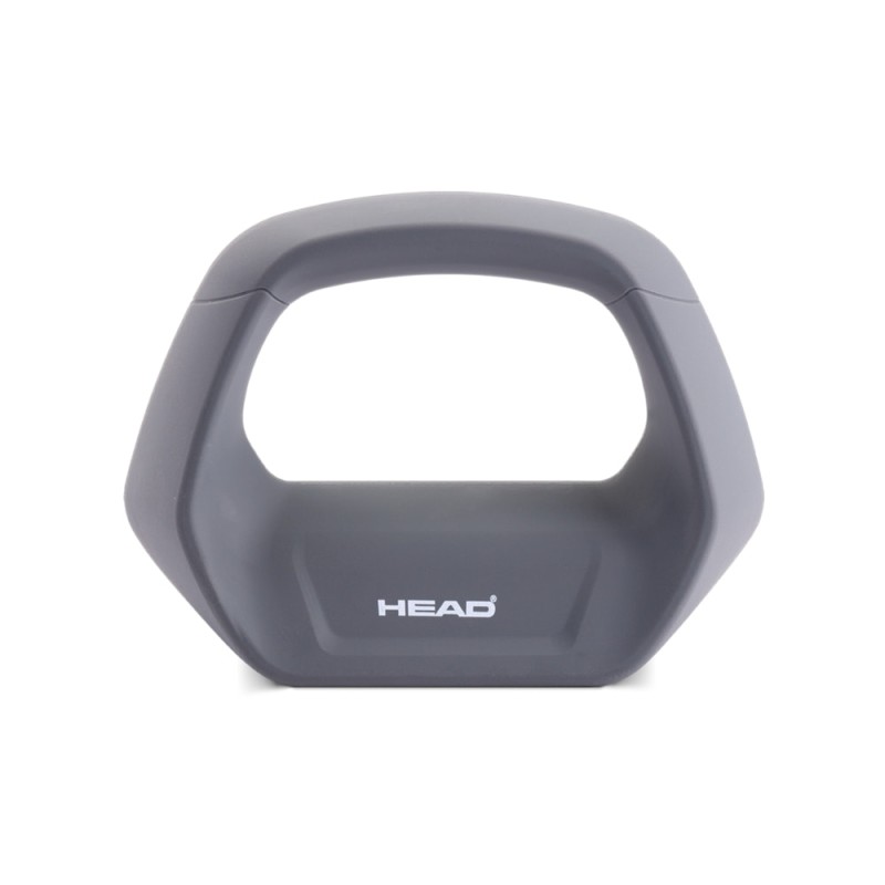HEAD Βαράκι Kettlebell Σιλικόνης 2,5 kg Γκρι HA725A01