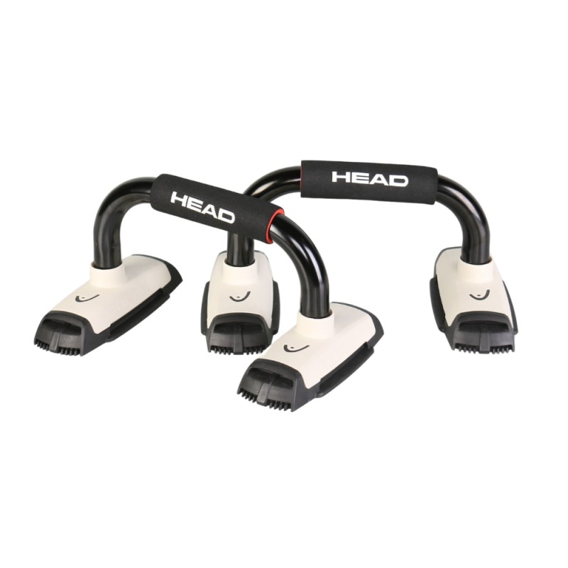 HEAD Λαβές Push Ups Αντιολισθητικές Σετ 2 τμχ Μαύρο/Λευκό HA293F