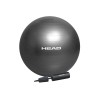HEAD Μπάλα Pilates 65cm 1,125kg PVC και Τρόμπα Χειρός Γκρι HA753