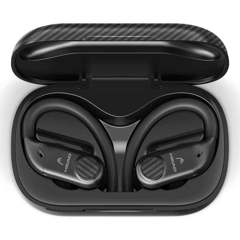 HEAD Ακουστικά Sport True Wireless Flex Hooks IPX7 Μαύρα HDTW03