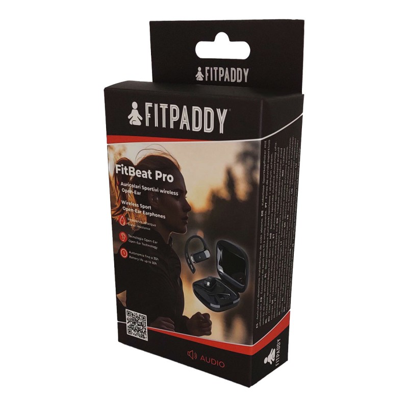 FITPADDY Ακουστικά Sport Open Ear FitBeat Pro Μαύρα OEE01BK