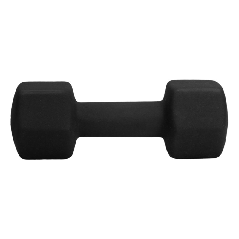 FITPADDY Βαράκι Εξάγωνο από Νεοπρένιο 5kg Μαύρο DB1X5BK