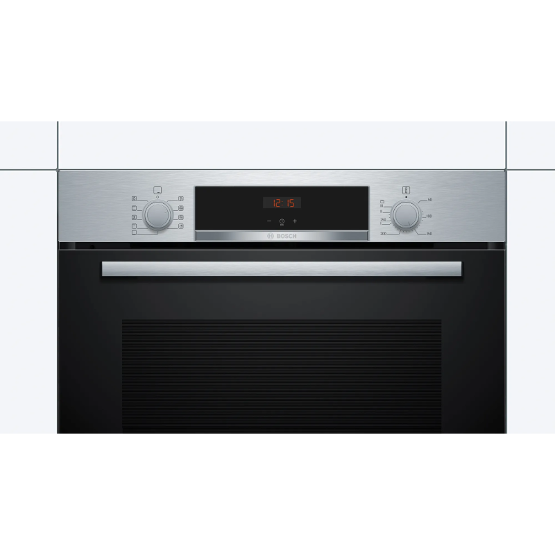 Bosch Φούρνος άνω Πάγκου 71lt χωρίς Εστίες Π59.4εκ. Inox HBA534ES0