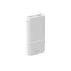 Deltaco Power bank 20 000 mAh, 2x USB-A, 1x USB-C, Pass-through Charging Λευκό PB-C1006