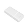 Deltaco Power bank 20 000 mAh, 2x USB-A, 1x USB-C, Pass-through Charging Λευκό PB-C1006