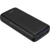 Deltaco Power bank 20.000 mAh , 2x USB-A 18W, 1x USB-C PD 20W Μαύρο PB-C1008