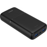 Deltaco Power bank 20.000 mAh , 2x USB-A 18W, 1x USB-C PD 20W Μαύρο PB-C1008