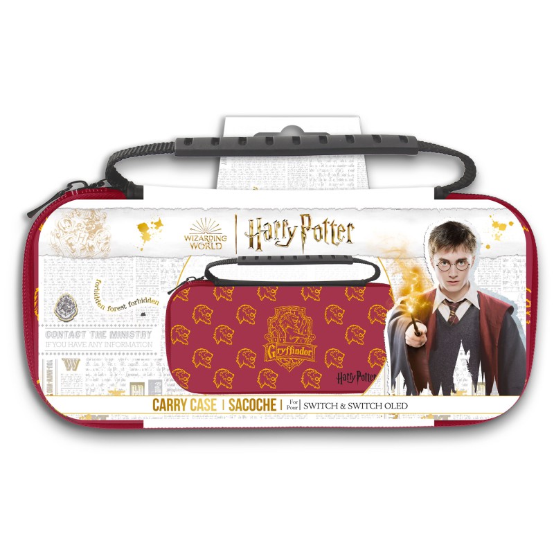 Freaks and Geeks Hardcase Θήκη Μεταφοράς για Nintendo Switch Harry Potter Gryffindor Λεπτή Κόκκινη 299253