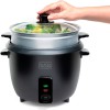 Black & Decker Rice Cooker 700W BXRC1800E με Χωρητικότητα 1.8lt Μαύρος ES9680120B