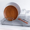 Moonstone Στεγνωτήρας Νεροχύτη από Διατομίτη ILUKA 8x30x39.5cm Γκρι/Ασημί MOO-EGOUT-ILUKA-SIL