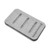 Moonstone Σαπουνοθήκη από Διατομίτη DIATOMITE 12.6x8x0.9 cm Λευκή MOO-SOAP-WH