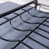Moonstone Στεγνωτήρας Νεροχύτη από Διατομίτη ILUKA 8x30x39.5cm Σκούρο Γκρι/Μαύρο MOO-EGOUT-ILUKA-BK