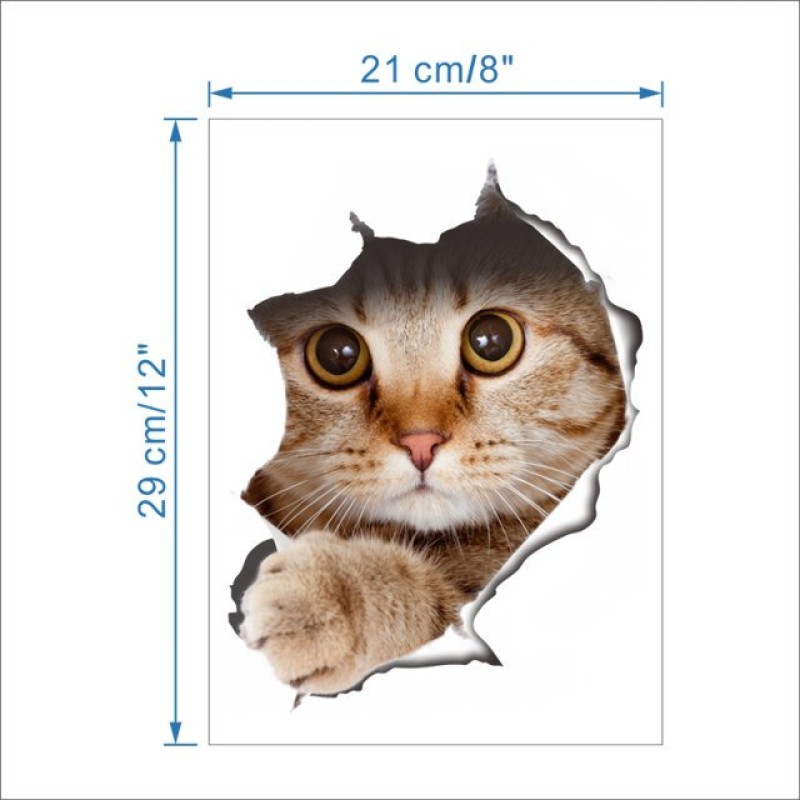 Gadget Master Cat 3D Wall Sticker