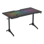 Deltaco Gaming Γραφείο DT420 Black 140x75cm GAM-150