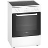 Bosch Κουζίνα 66lt με Κεραμικές Εστίες Π60εκ. Λευκή HKA090220