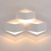 Inoleds Φωτιστικό Τοίχου LED 3D CUBE 10x10x10cm 100-240V 6W Λευκό Φως 480lm 3000k Λευκό INOCUBEWALLWH3D