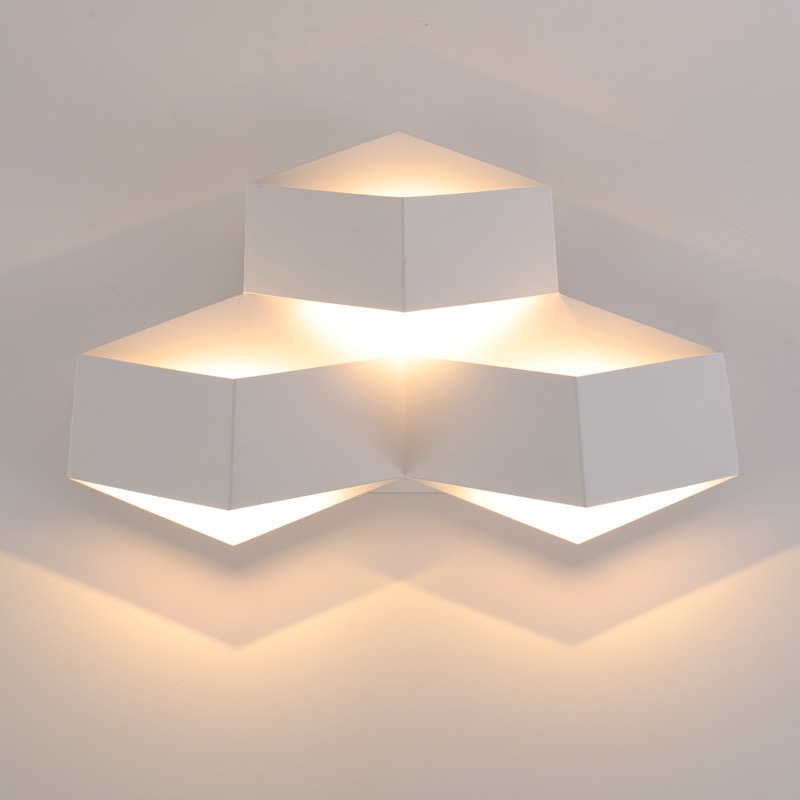 Inoleds Φωτιστικό Τοίχου LED 3D CUBE 10x10x10cm 100-240V 6W Λευκό Φως 480lm 3000k Λευκό INOCUBEWALLWH3D