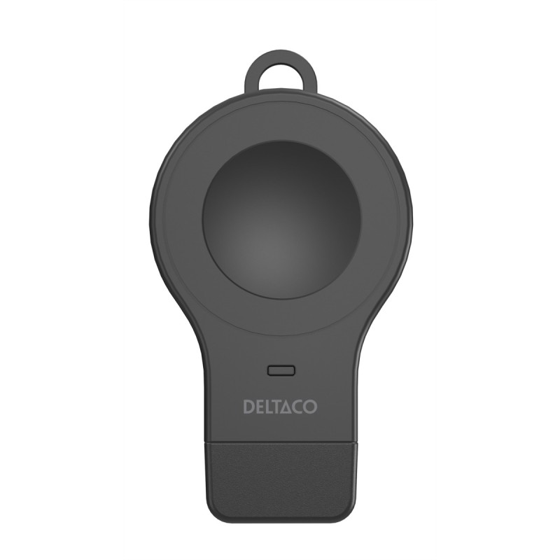 Deltaco Apple Watch Mini Charger, Travel charger, Type C Μαύρο AWC-102