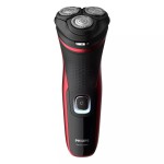 Philips Ξυριστική Μηχανή Προσώπου Επαναφορτιζόμενη 1000 Shaver Κόκκινο-Μαύρο S1333-41