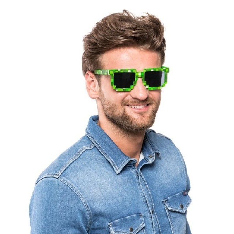 Gadget Master Γυαλιά 8 bit pixel minecraft style