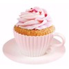 Gadget Master Θήκη cupcakes σε σχήμα φλιτζανιού ροζ