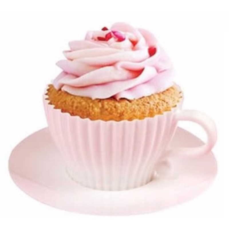 Gadget Master Θήκη cupcakes σε σχήμα φλιτζανιού ροζ