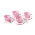 Gadget Master Θήκη cupcakes σε σχήμα φλιτζανιού ροζ