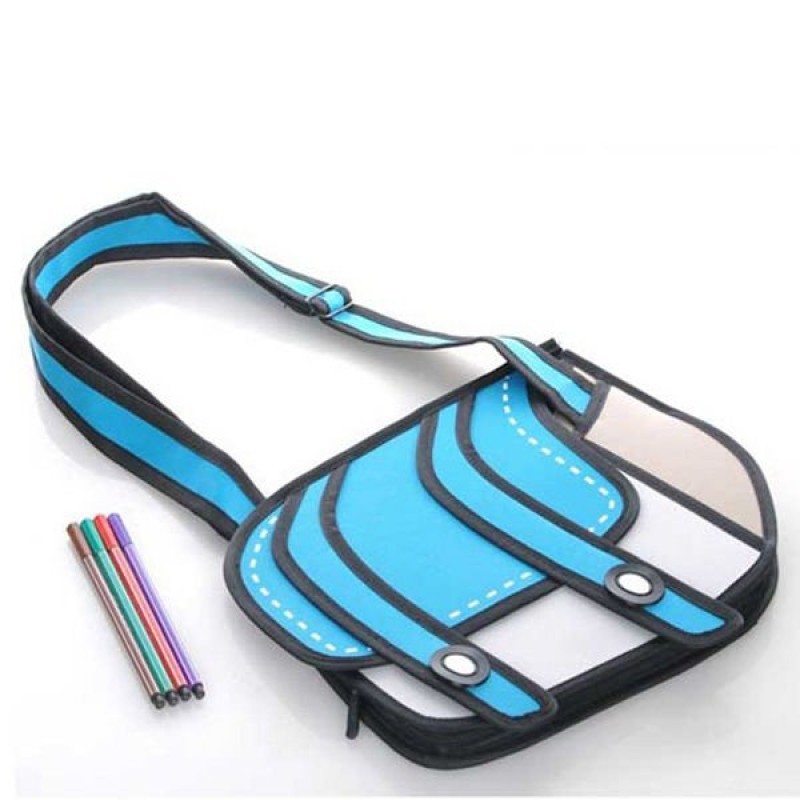 Gadget Master Cartoon bag 3D - blue