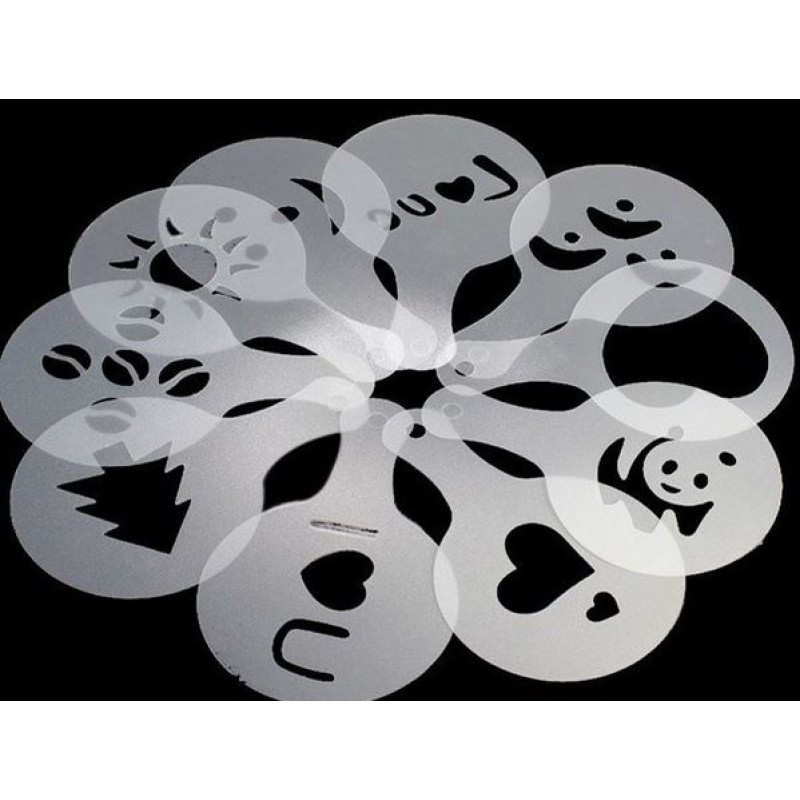 Gadget Master Coffee, dessert & cake stencils 16 pcs