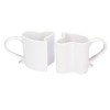 Gadget Master Σετ Κούπες καφέ από πορσελάνη για ζευγάρι hot love mugs Αγίου Βαλεντίνου