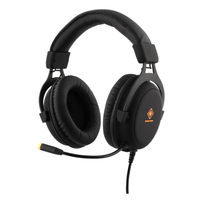 Deltaco Gaming Headset Ενσύρματο Stereo 3.5mm Μαύρο GAM-030