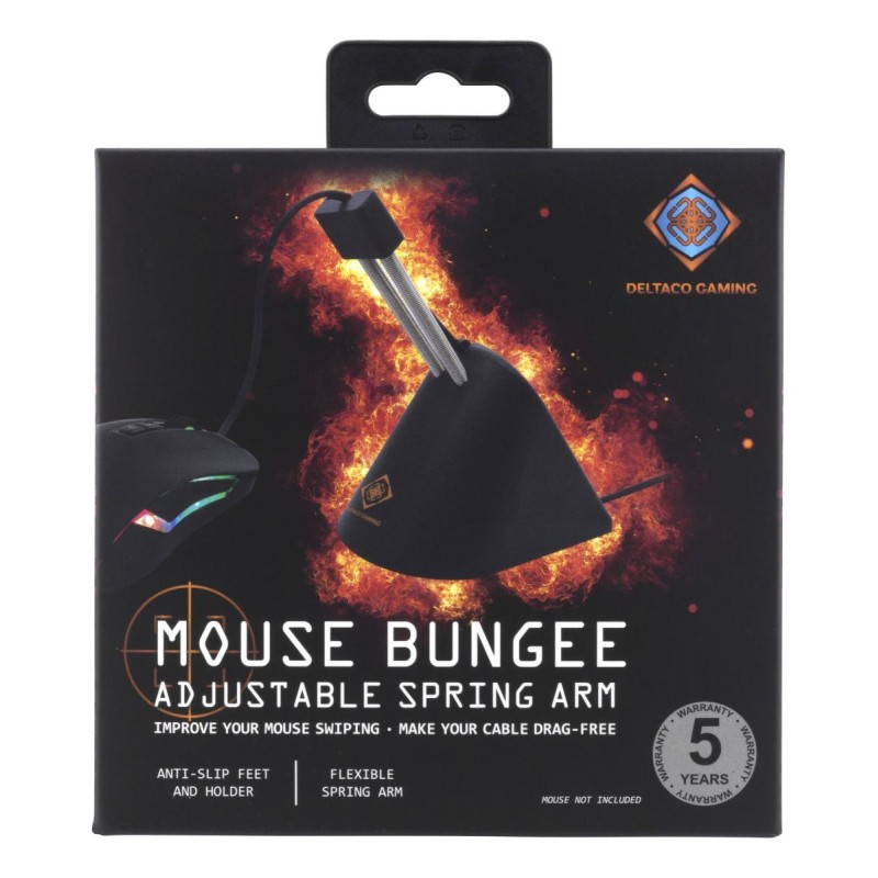 Deltaco Mouse Holder Black GAM-044