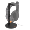 Deltaco Gaming Βάση Ακουστικών Μεταλλική 255x116x116mm Μαύρη GAM-070