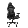 Deltaco Gaming καρέκλα, PU-leather, adjustable height, iron frame, black GAM-096